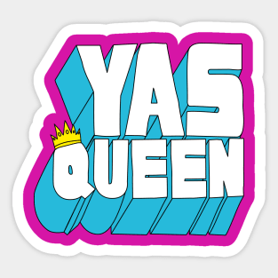 Yas Queen Sticker